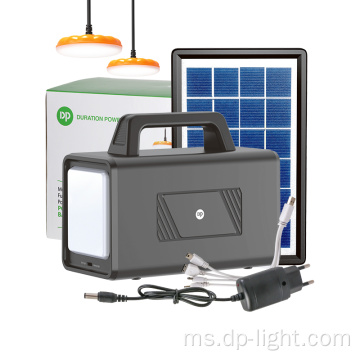 Sistem pencahayaan rumah solar mudah alih solar lampu solar